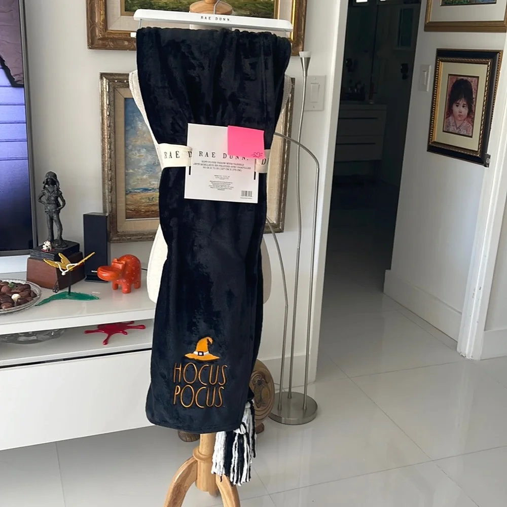 SALE! Rae Dunn Black/Orange/White 